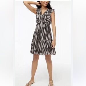 J. Crew mini floral ruffles dress!